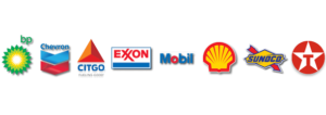 BP Chevron Citgo Exxon Mobil Shell Sunoco Texaco Logos